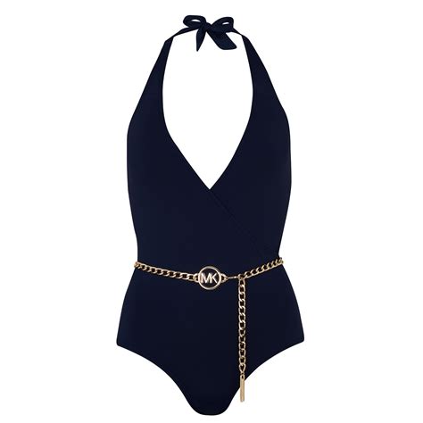 one piece swimsuit michael kors|Michael Kors bikini new navy.